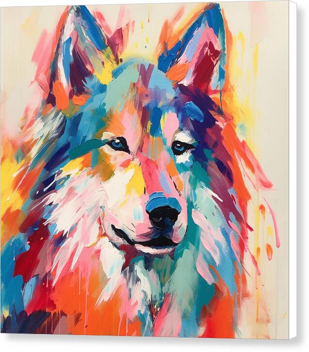 Mystic Husky - Canvas Print