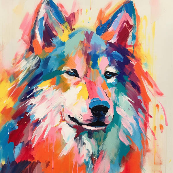 Mystic Husky - Art Print