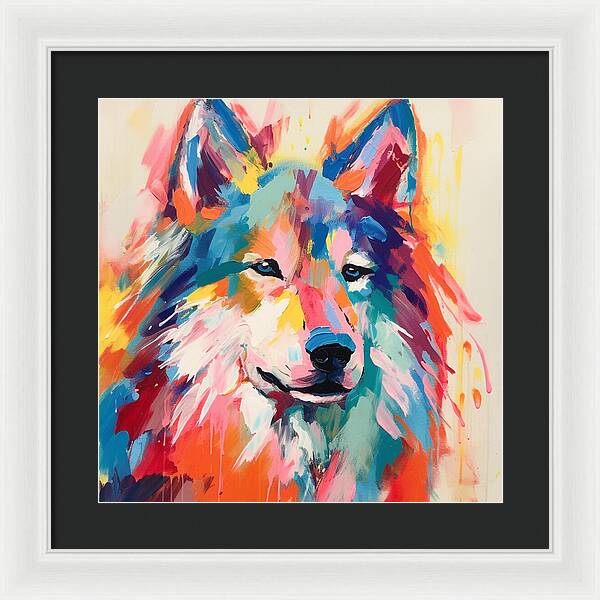 Mystic Husky - Framed Print