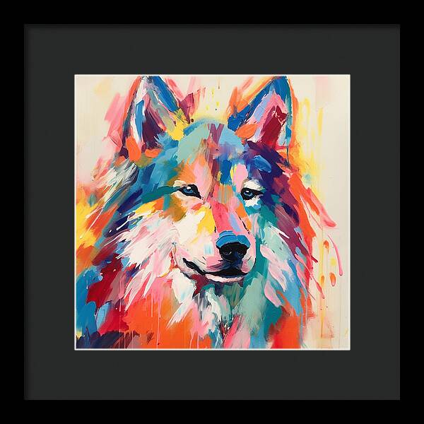 Mystic Husky - Framed Print