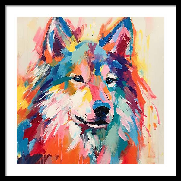 Mystic Husky - Framed Print