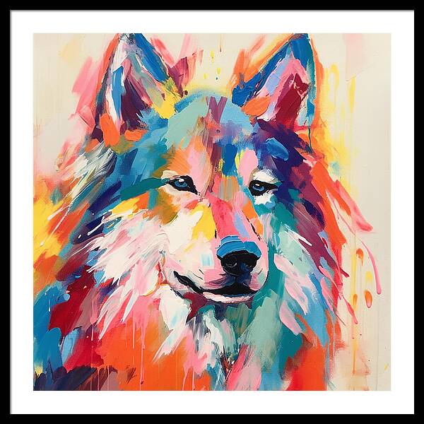 Mystic Husky - Framed Print