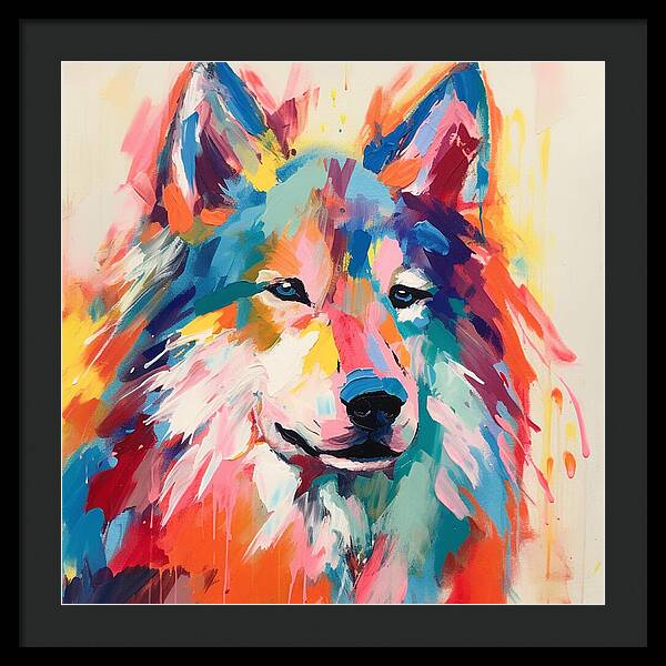 Mystic Husky - Framed Print