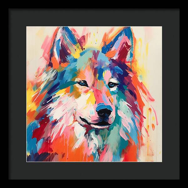 Mystic Husky - Framed Print