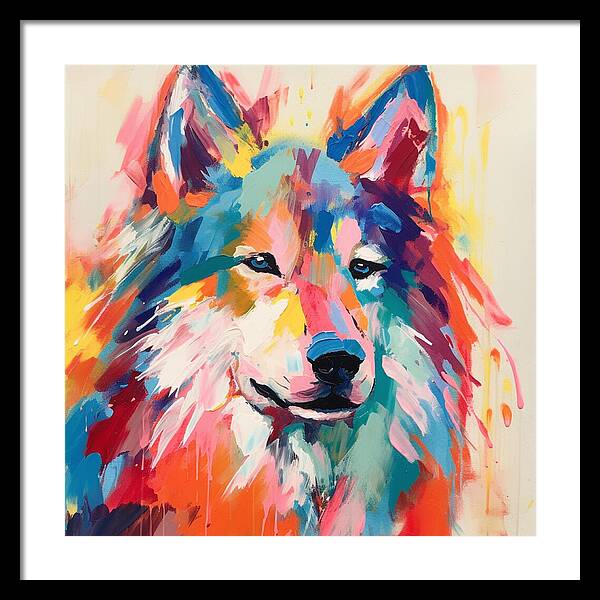 Mystic Husky - Framed Print