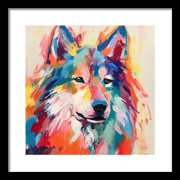 Mystic Husky - Framed Print