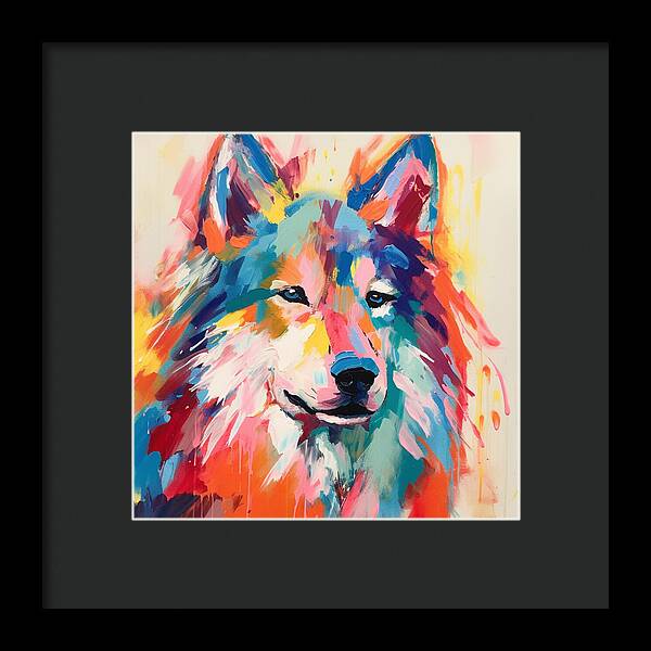 Mystic Husky - Framed Print