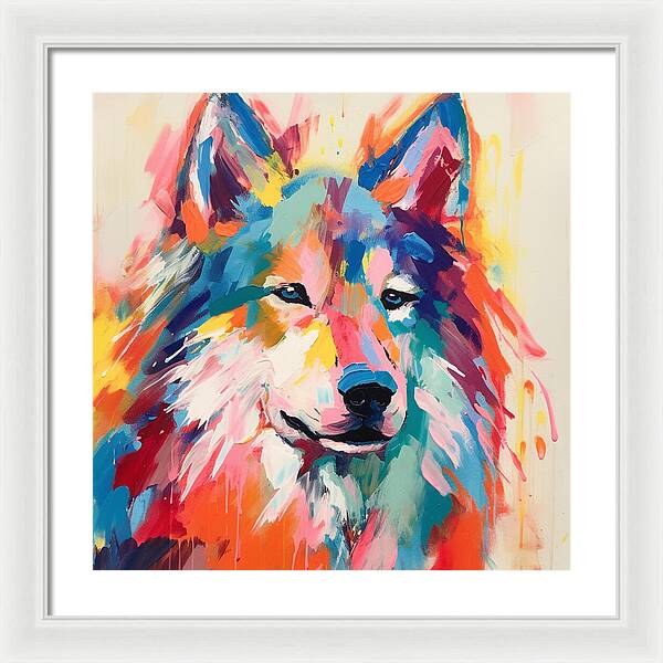 Mystic Husky - Framed Print