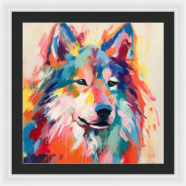Mystic Husky - Framed Print
