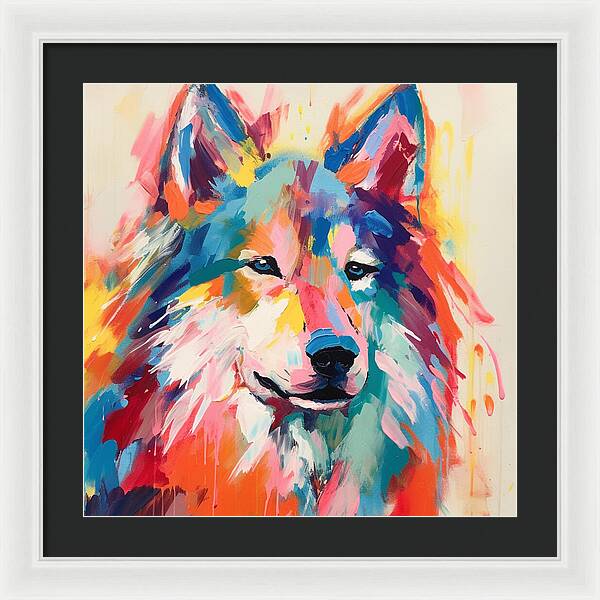 Mystic Husky - Framed Print
