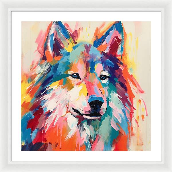 Mystic Husky - Framed Print