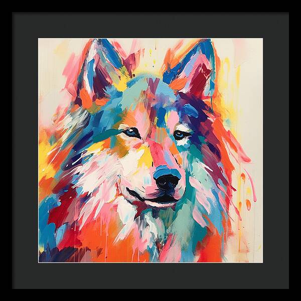 Mystic Husky - Framed Print