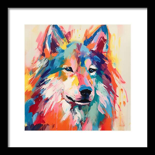 Mystic Husky - Framed Print