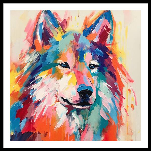 Mystic Husky - Framed Print