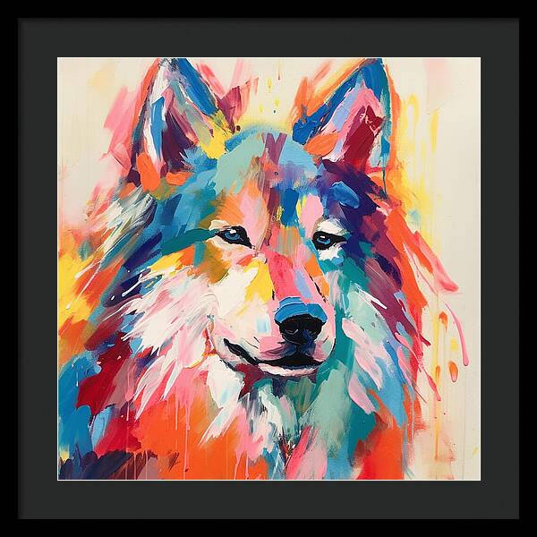 Mystic Husky - Framed Print