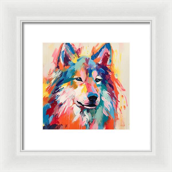 Mystic Husky - Framed Print