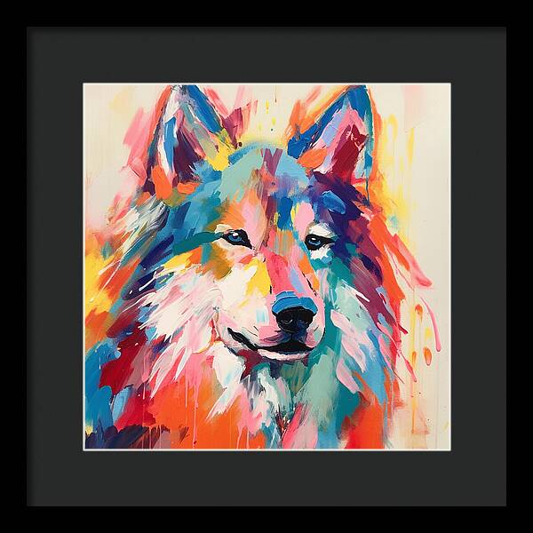 Mystic Husky - Framed Print