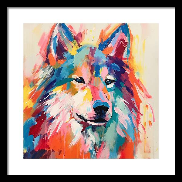 Mystic Husky - Framed Print