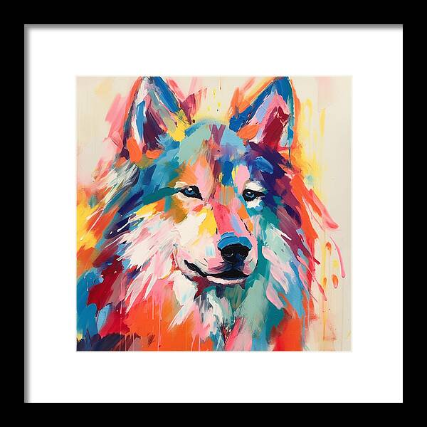 Mystic Husky - Framed Print