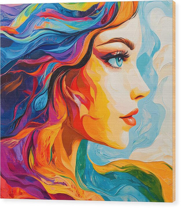 Mystic Stare - Wood Print