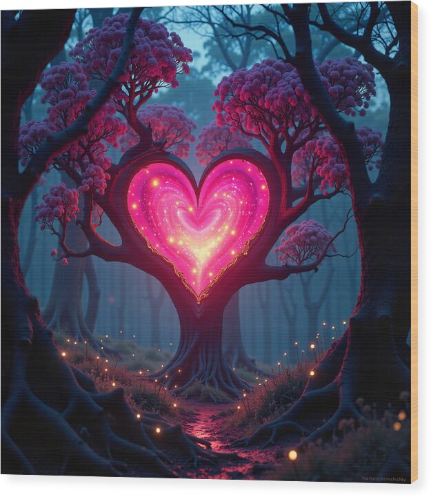 Nature's Heartbeat - Wood Print