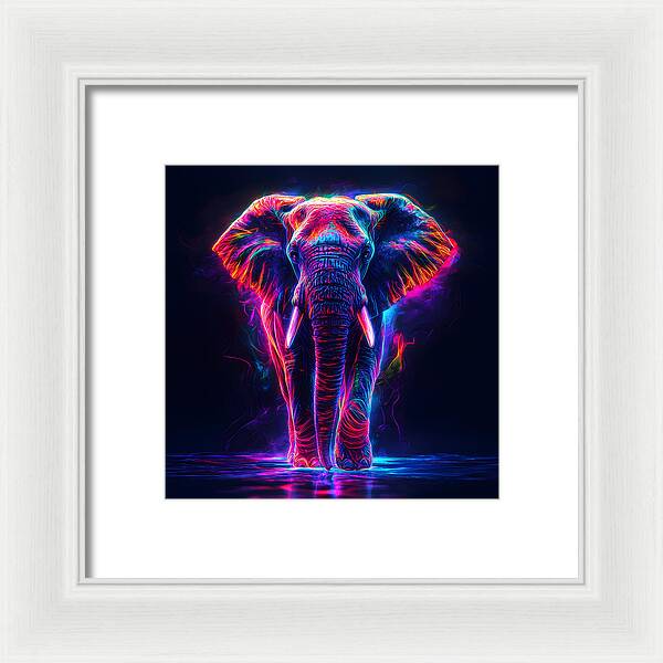 Neon Majesty - Framed Print