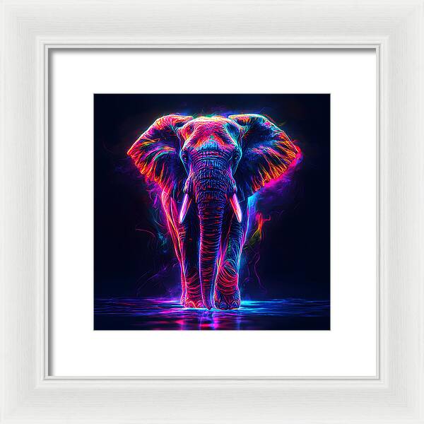 Neon Majesty - Framed Print