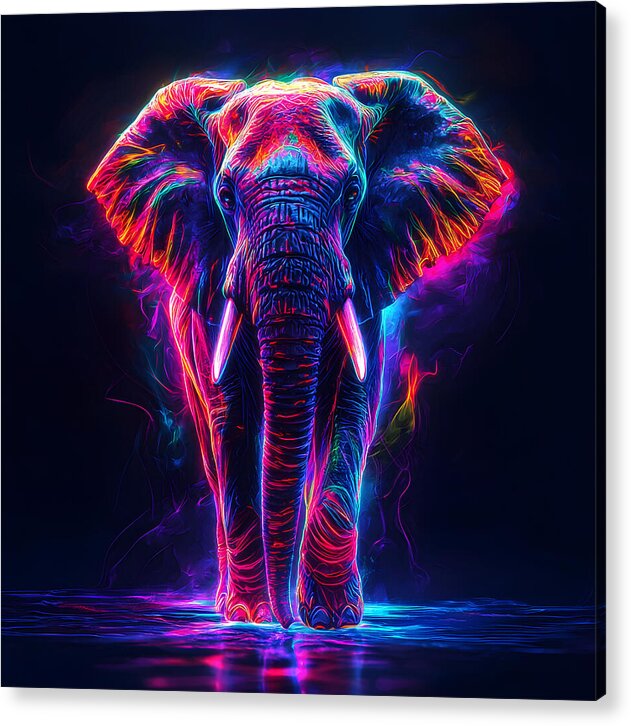 Neon Majesty - Acrylic Print