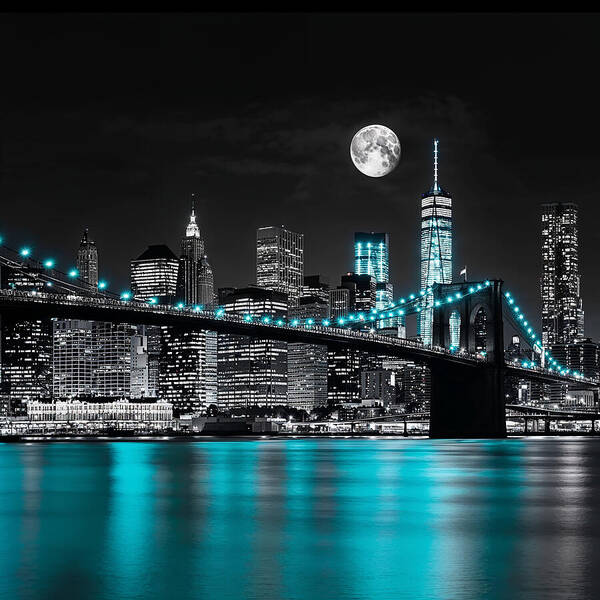 Neon Reflections - Art Print