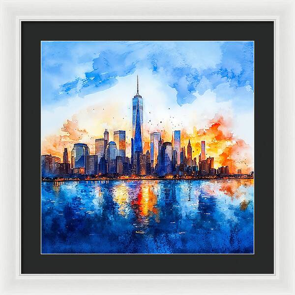 New Dawn Rising - Framed Print