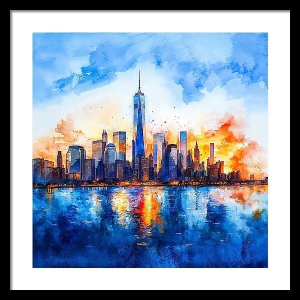 New Dawn Rising - Framed Print