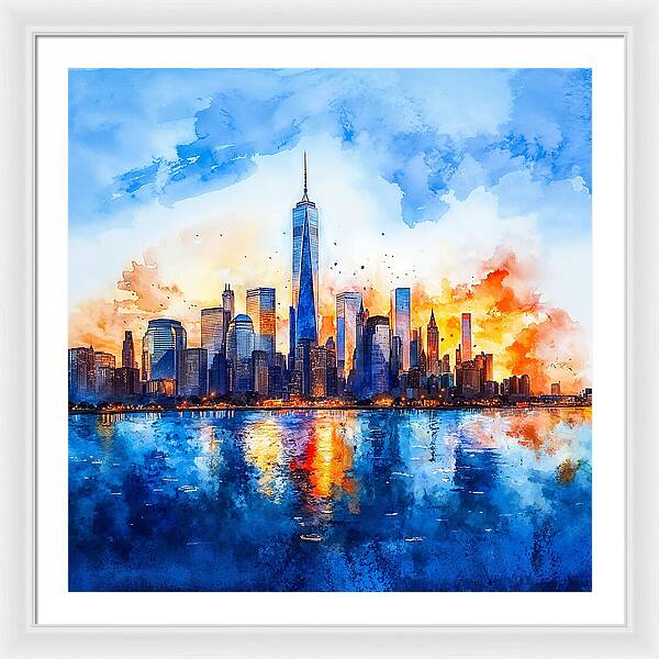 New Dawn Rising - Framed Print