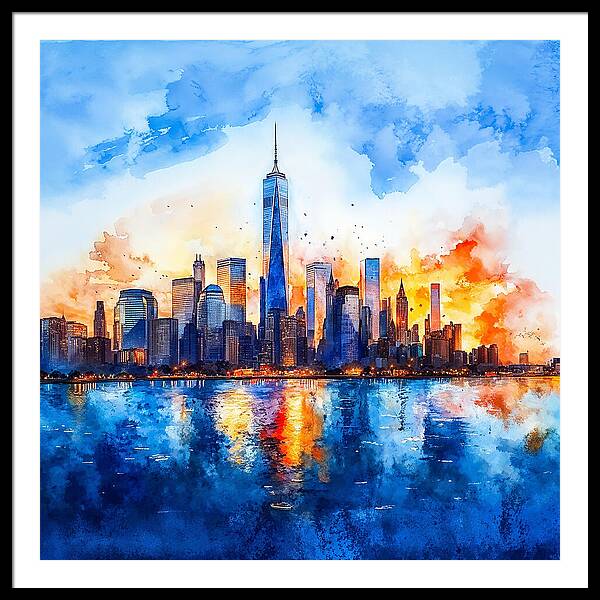 New Dawn Rising - Framed Print