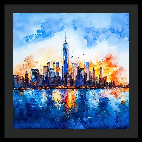 New Dawn Rising - Framed Print