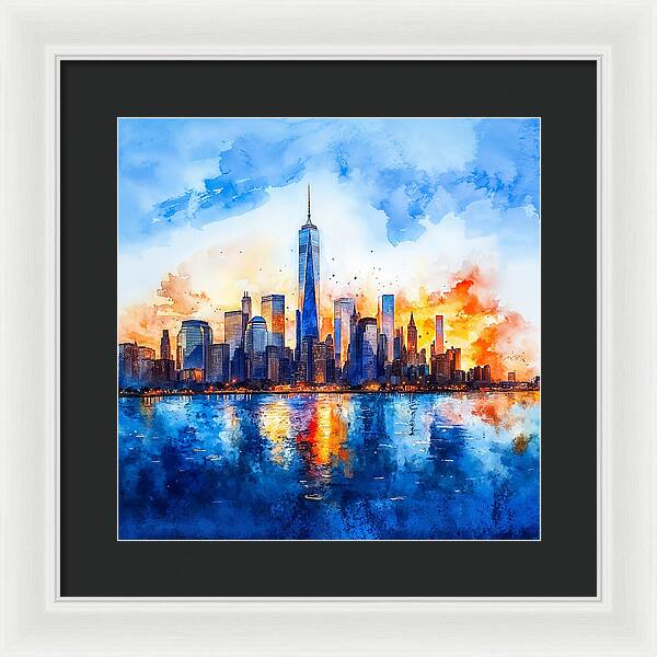 New Dawn Rising - Framed Print