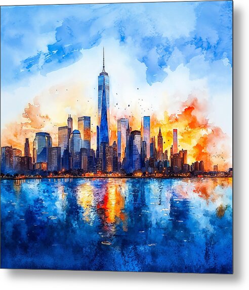 New Dawn Rising - Metal Print