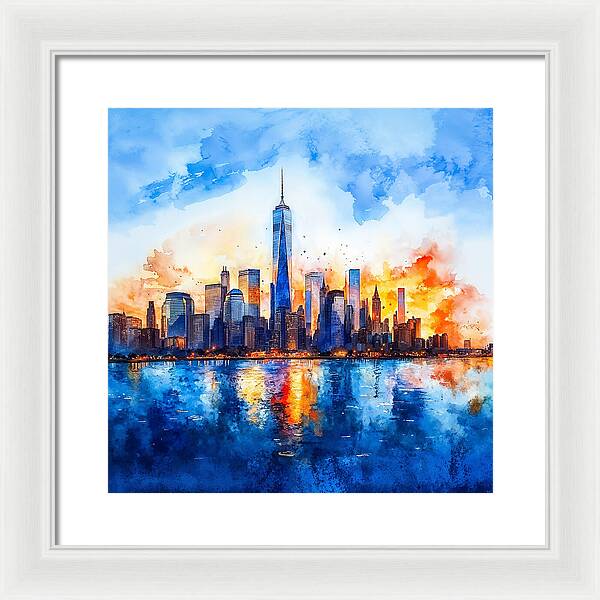 New Dawn Rising - Framed Print