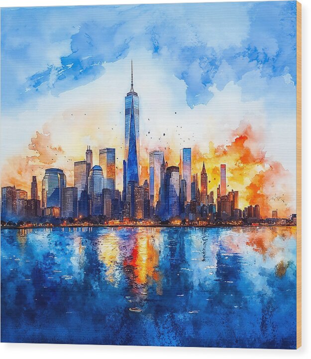 New Dawn Rising - Wood Print