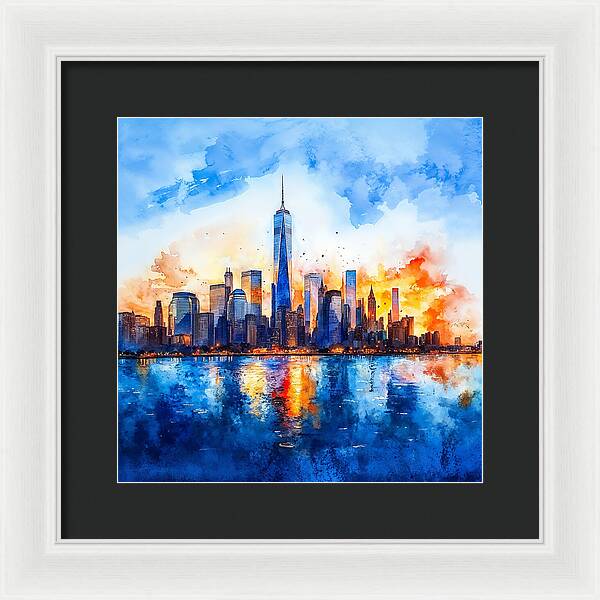 New Dawn Rising - Framed Print