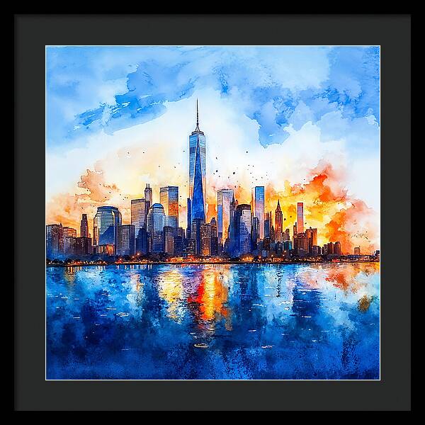 New Dawn Rising - Framed Print