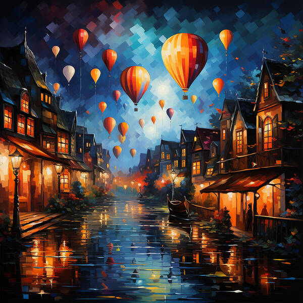 Nightfire Ascension - Art Print