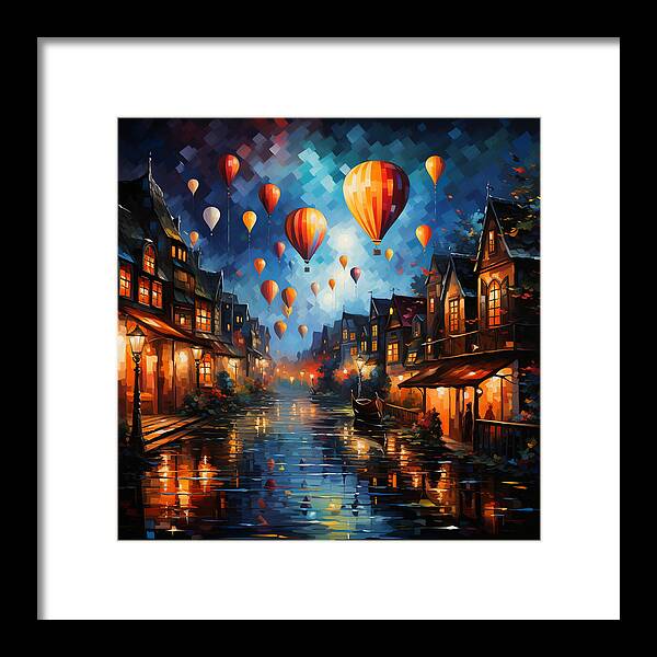 Nightfire Ascension - Framed Print