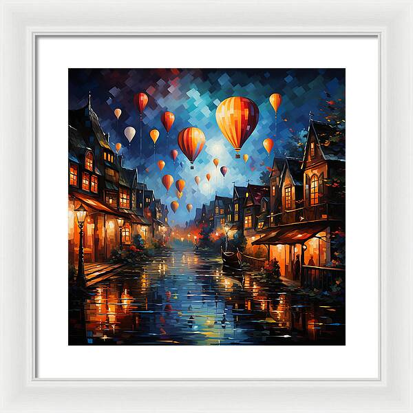 Nightfire Ascension - Framed Print