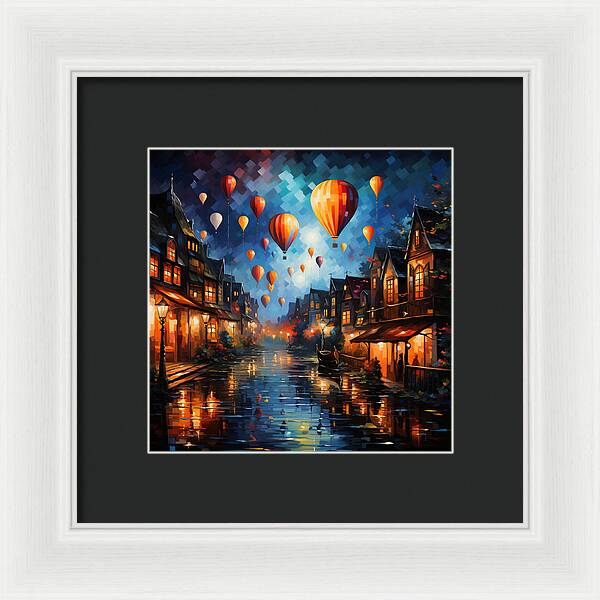 Nightfire Ascension - Framed Print