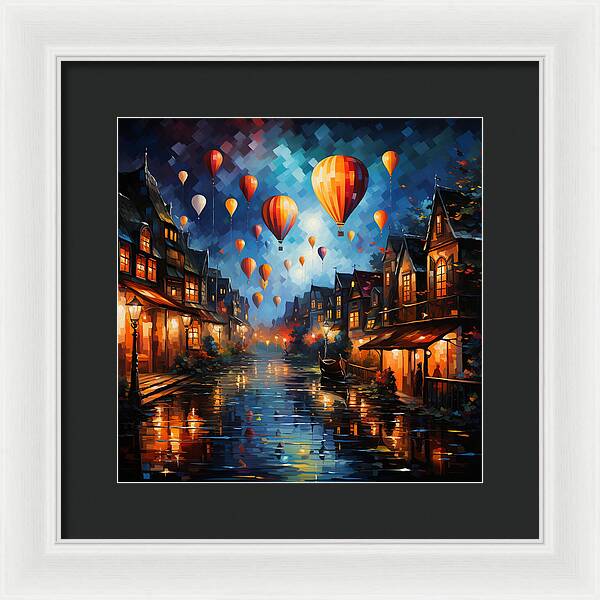 Nightfire Ascension - Framed Print