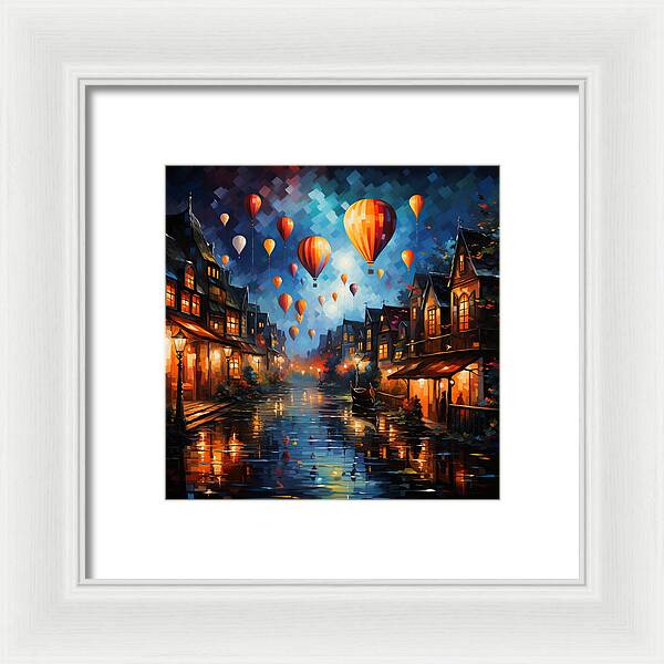 Nightfire Ascension - Framed Print