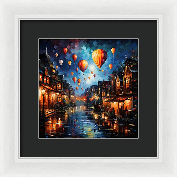 Nightfire Ascension - Framed Print