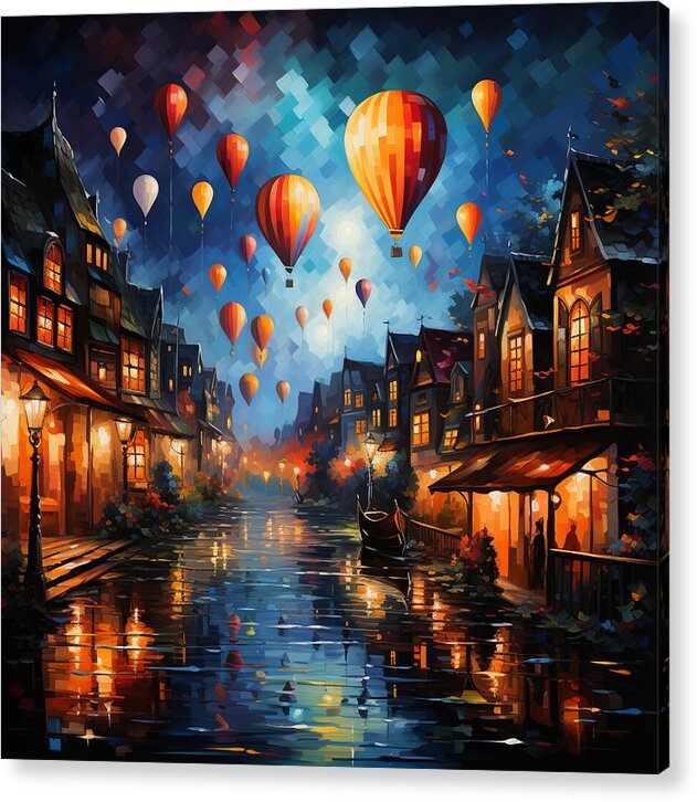 Nightfire Ascension - Acrylic Print