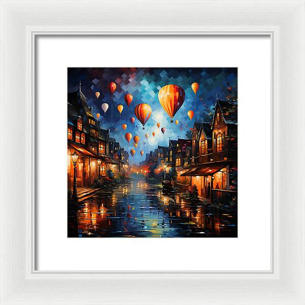 Nightfire Ascension - Framed Print