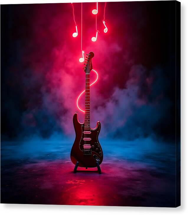 Notes of Fire - Canvas Print